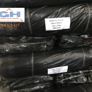 Bạt đen 2 mặt Hàn Quốc khổ 8m