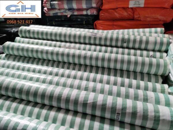 Bạt Sọc Trắng - Xanh Lá Hàn Quốc - Hình ảnh 2