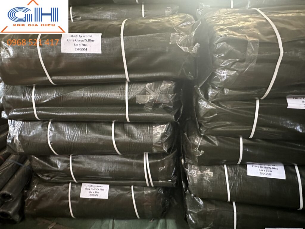 Bạt xanh rêu tím