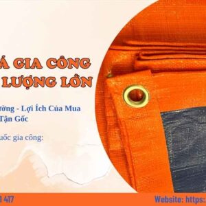 Bạt Xanh Cam Khổ 6m ( 60kg )