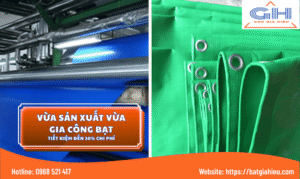 Lợi thế cạnh tranh khi vừa sản xuất vừa gia công bạt số lượng lớn 2026: Tiết kiệm đến 30% chi phí cho doanh nghiệp