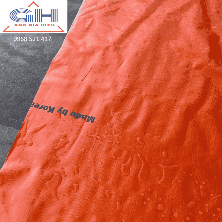 Bạt Xanh Cam Khổ 4m ( 34kg ) 3 Bạt Xanh Cam Khổ 4m ( 34kg ) - Ảnh 3