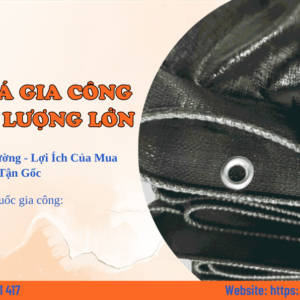 Bạt Đen 2 Mặt Khổ 2m ( 40kg )